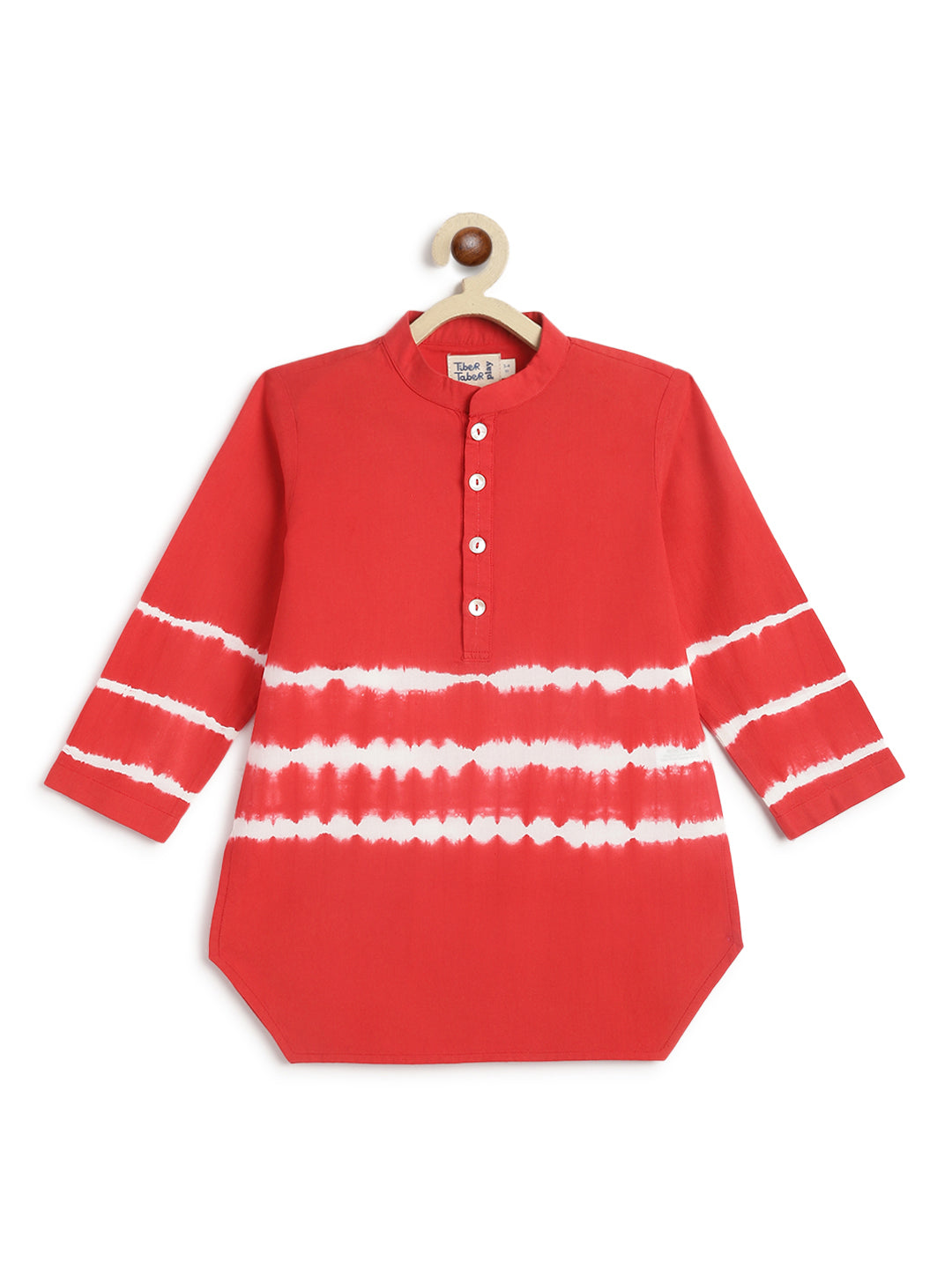Breezy Lines Kurta - Red - Image 2