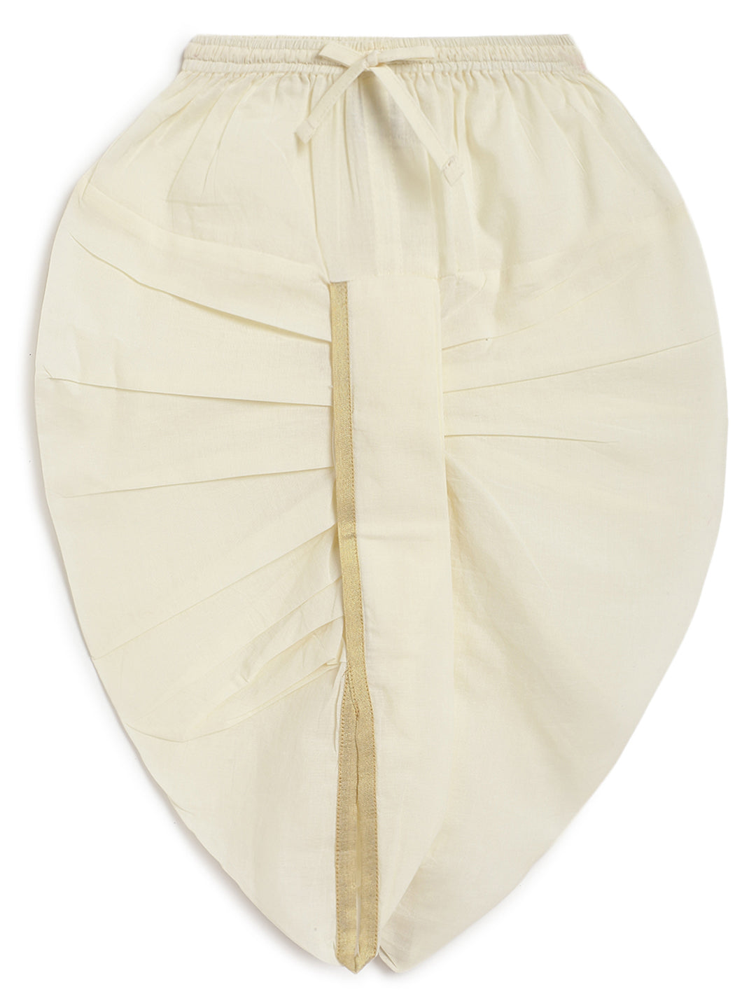 Classic Zari Dhoti Kurta Set - Yellow - Image 6