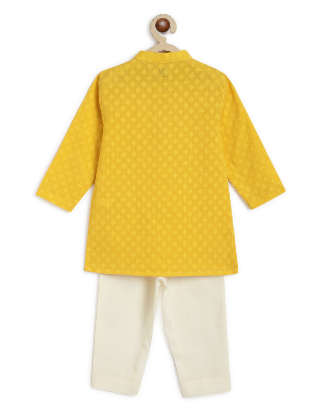 Classic Zari Kurta Pyjama Set - Yellow