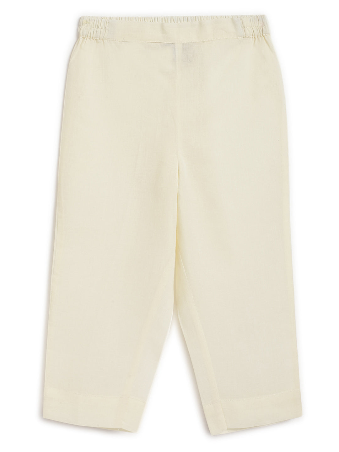 Classic Zari Kurta Pyjama Set - Yellow - Image 6