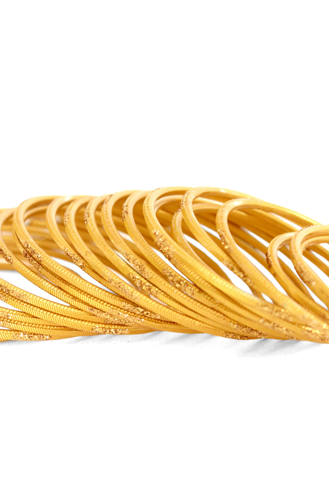 Sparkling Gold Bangles - Image 3