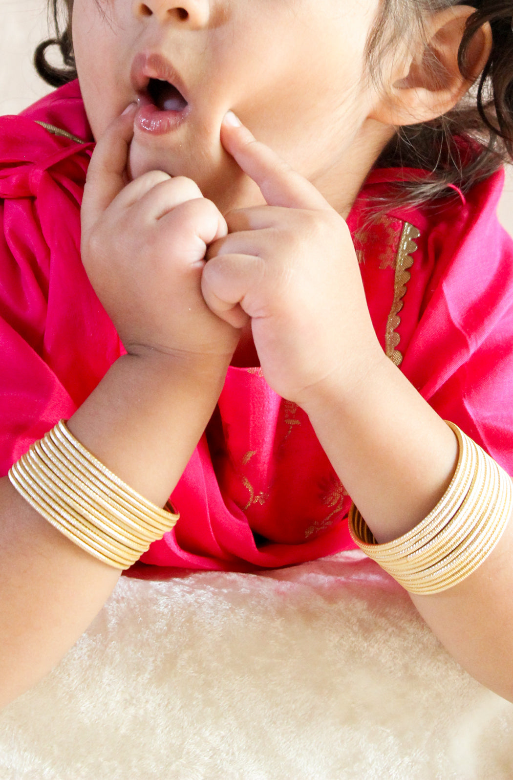 Gold Matte Bangles