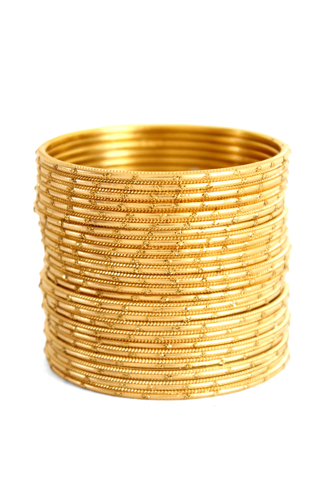 Golden Dot Glitter Bangles - Image 3