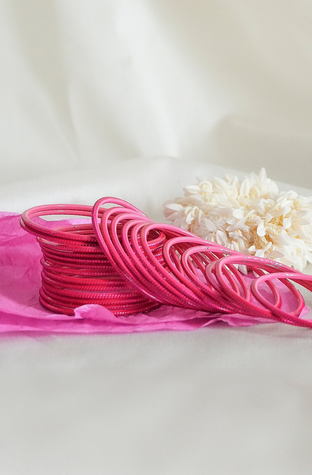 Hot Pink Spark Bangles - Image 5