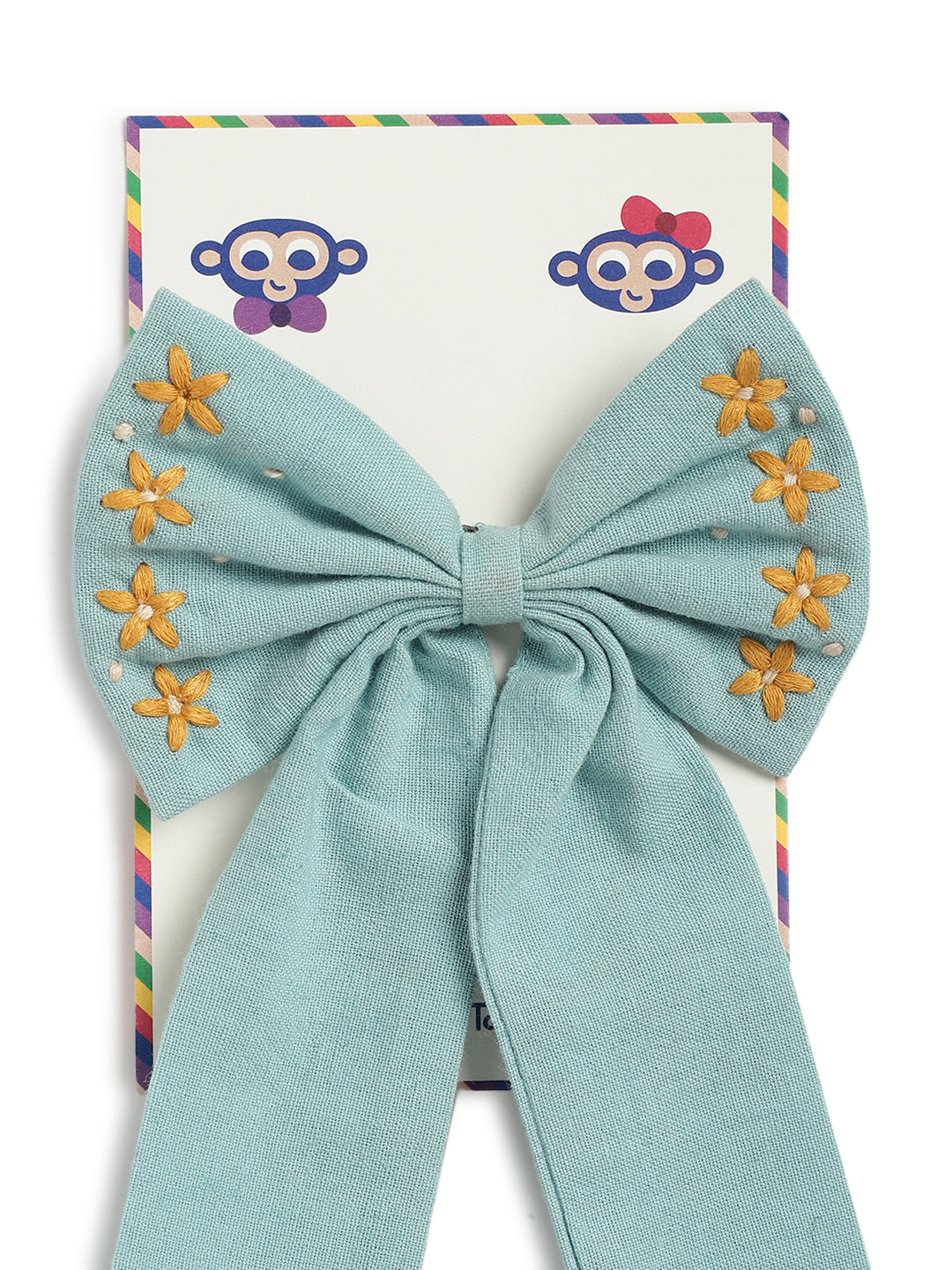 Bow Hair Accessories - Blue - Image 3