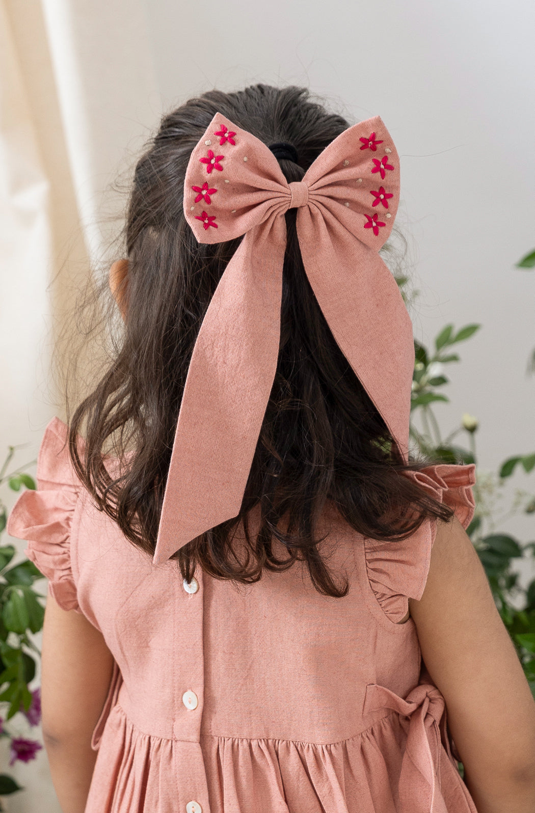 Bow Hair Accessories - Pink - Eco-friendly - Sama Homes