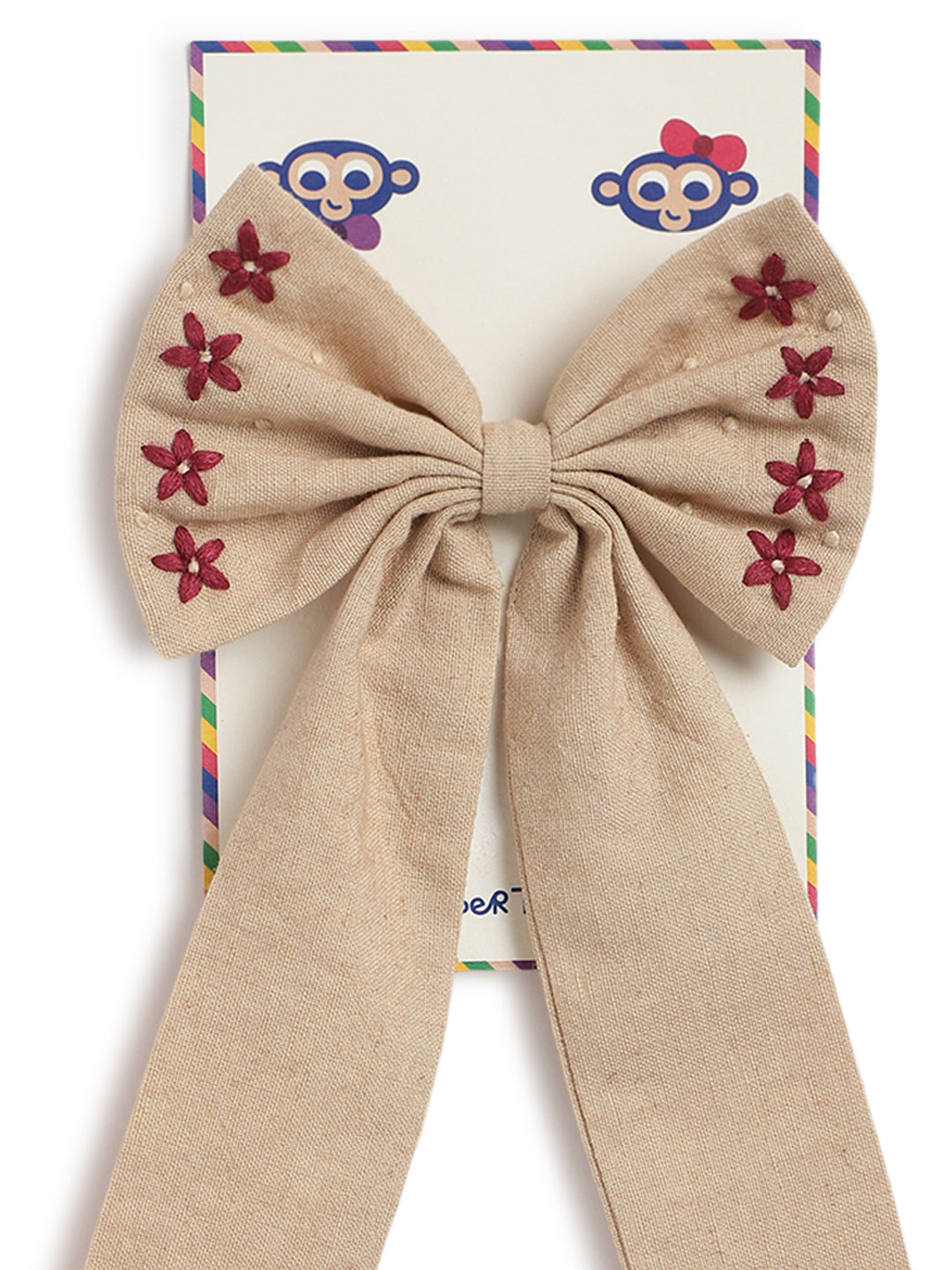 Bow Hair Accessories - Beige