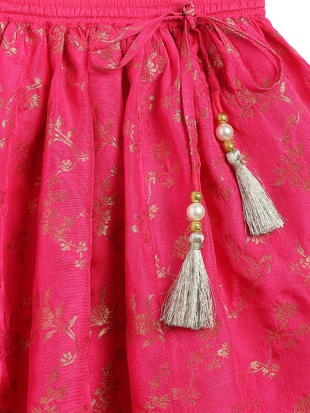 Blossom Glow Lehenga Set - Green - Image 9