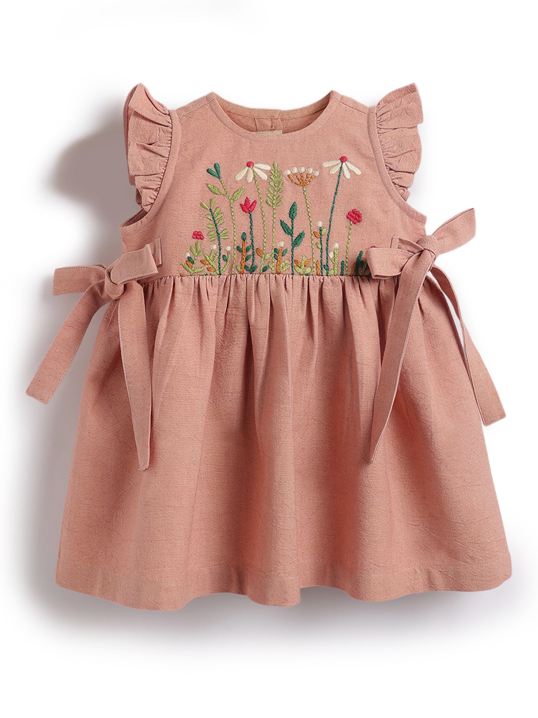 Countryside Floral Embroidery Dress