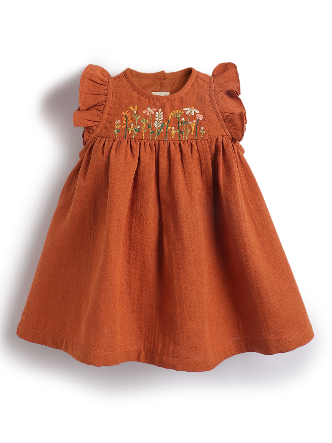 Floral Embroidery Dress - Image 4