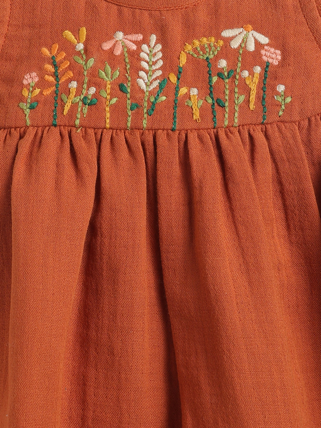 Floral Embroidery Dress - Image 9
