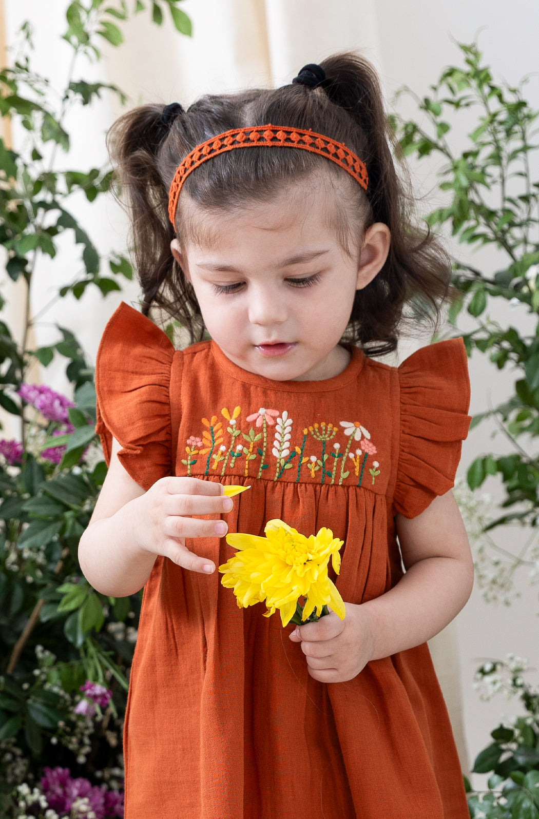 Floral Embroidery Dress