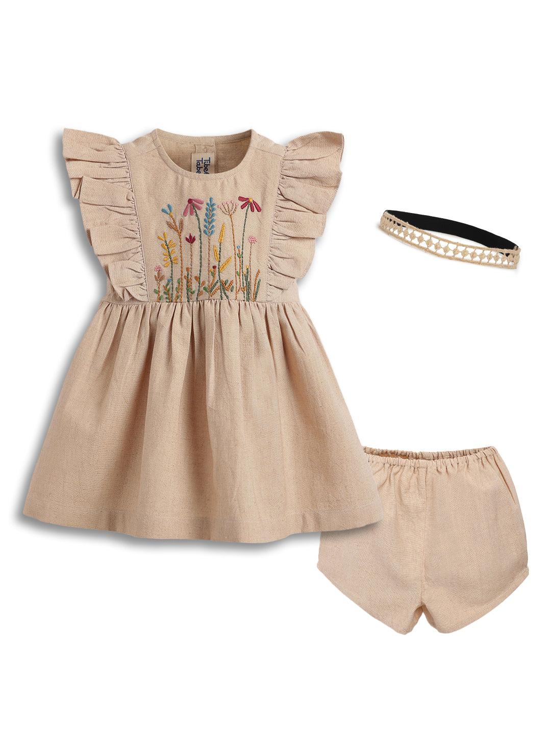 Secret Garden Floral Embroidery Dress - Image 2