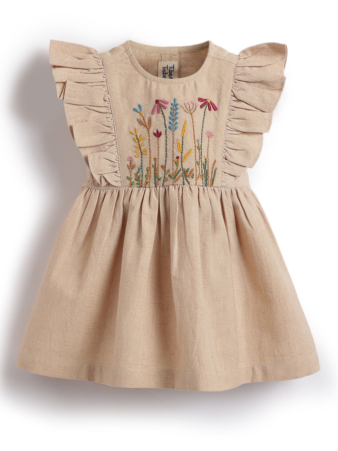 Secret Garden Floral Embroidery Dress - Image 4