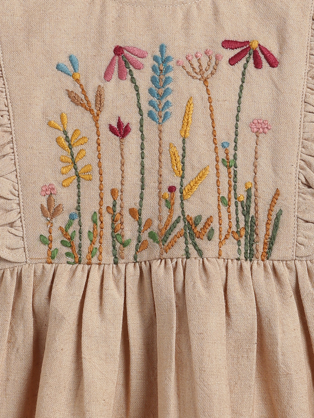 Secret Garden Floral Embroidery Dress - Image 9