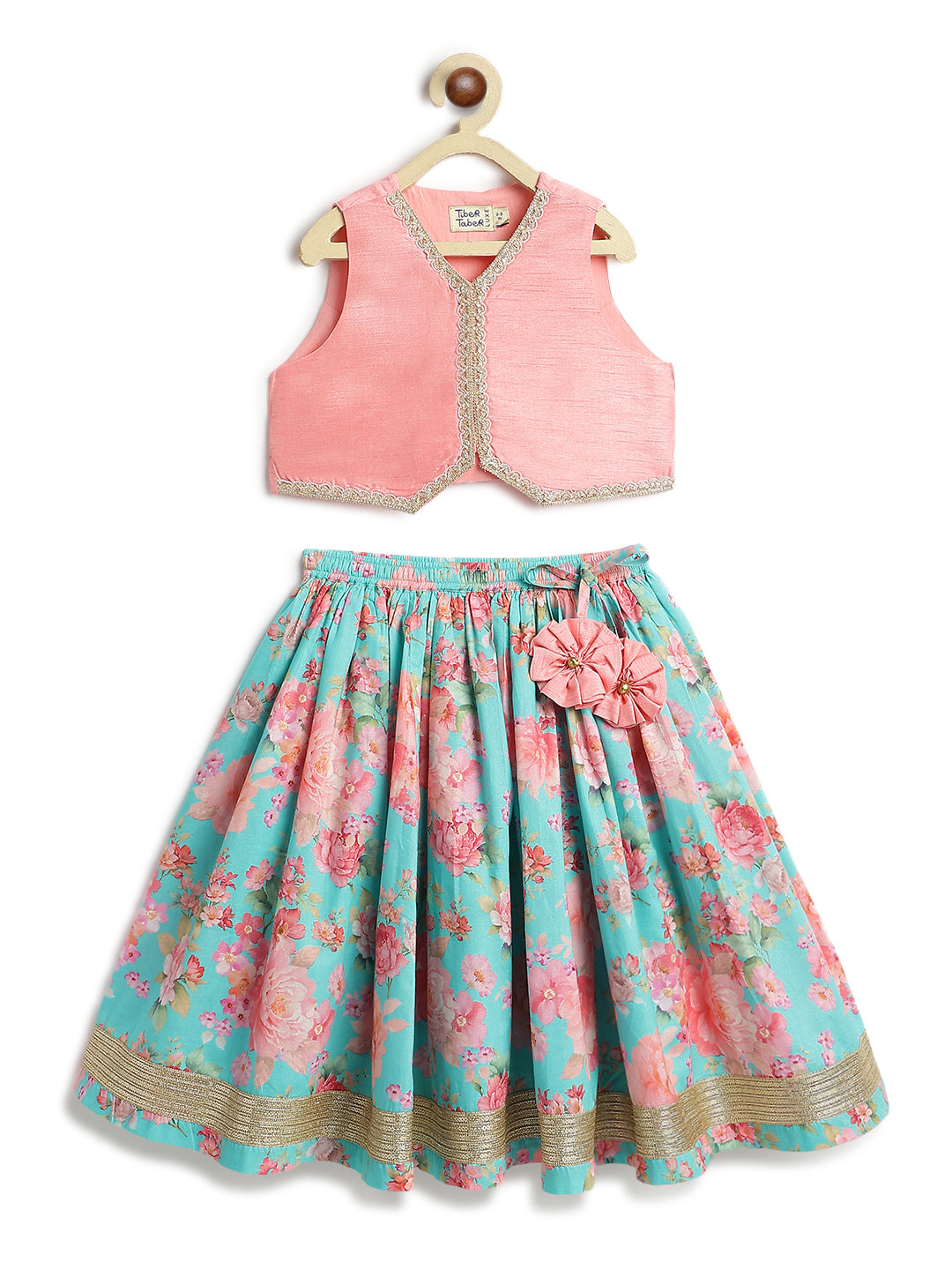 Gulaabo Lehenga Set with Bandana