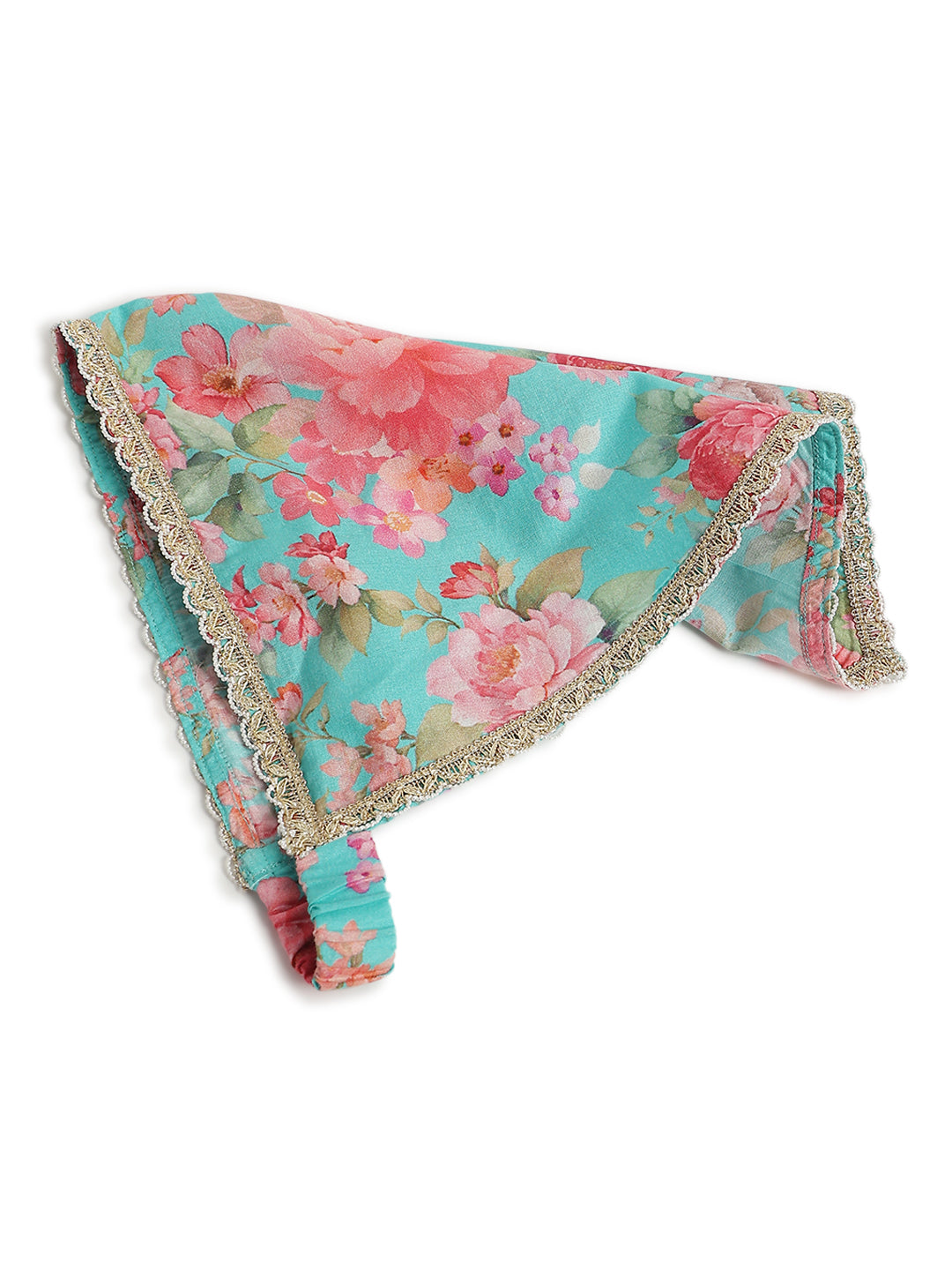 Gulaabo Lehenga Set with Bandana - Image 9