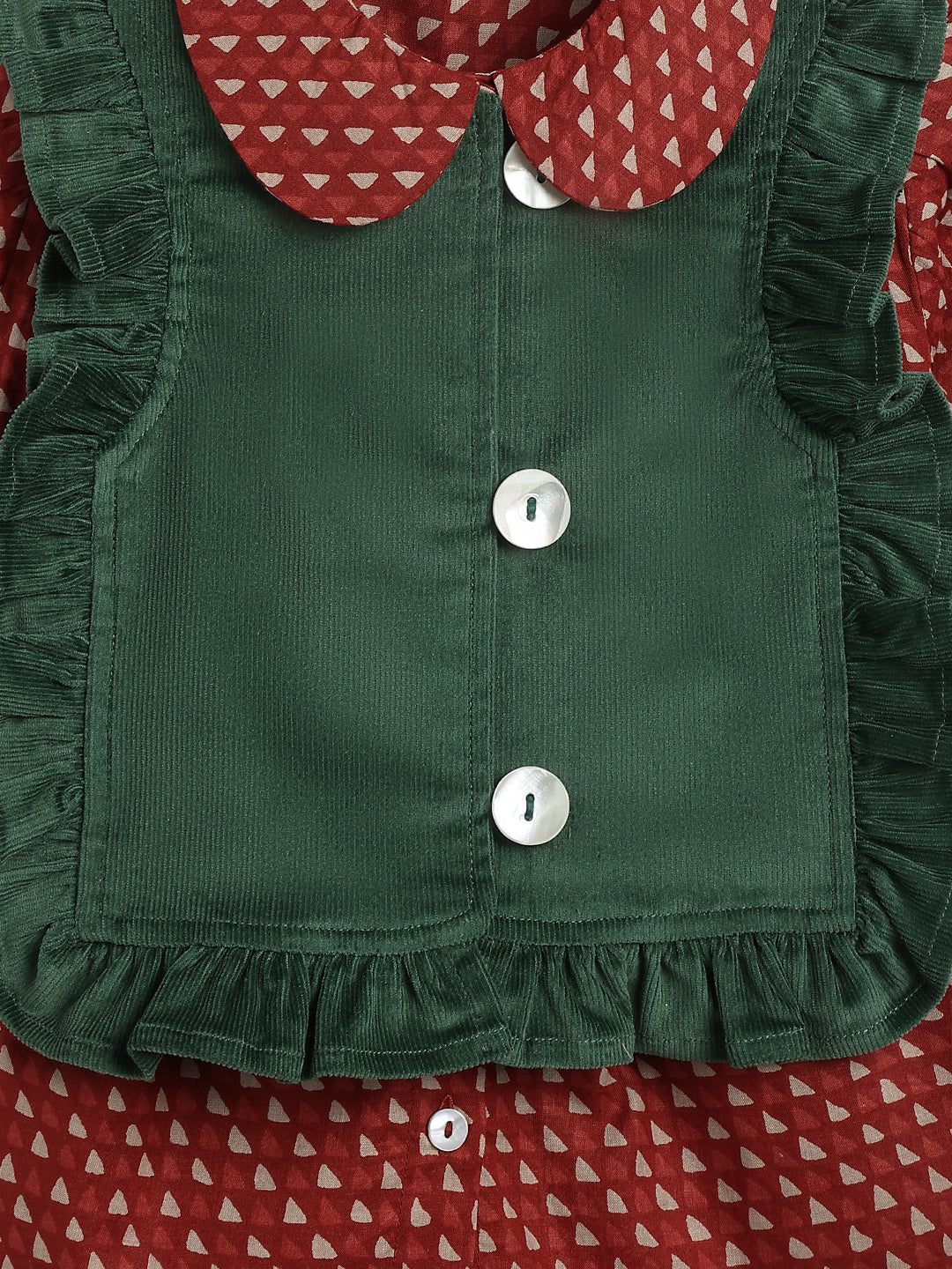 Elf Princess Jacket Set Red & Green - Image 7
