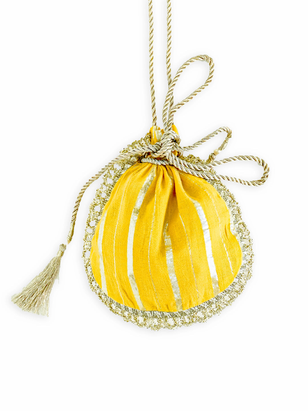Noor Potli Bag - Yellow - Image 2
