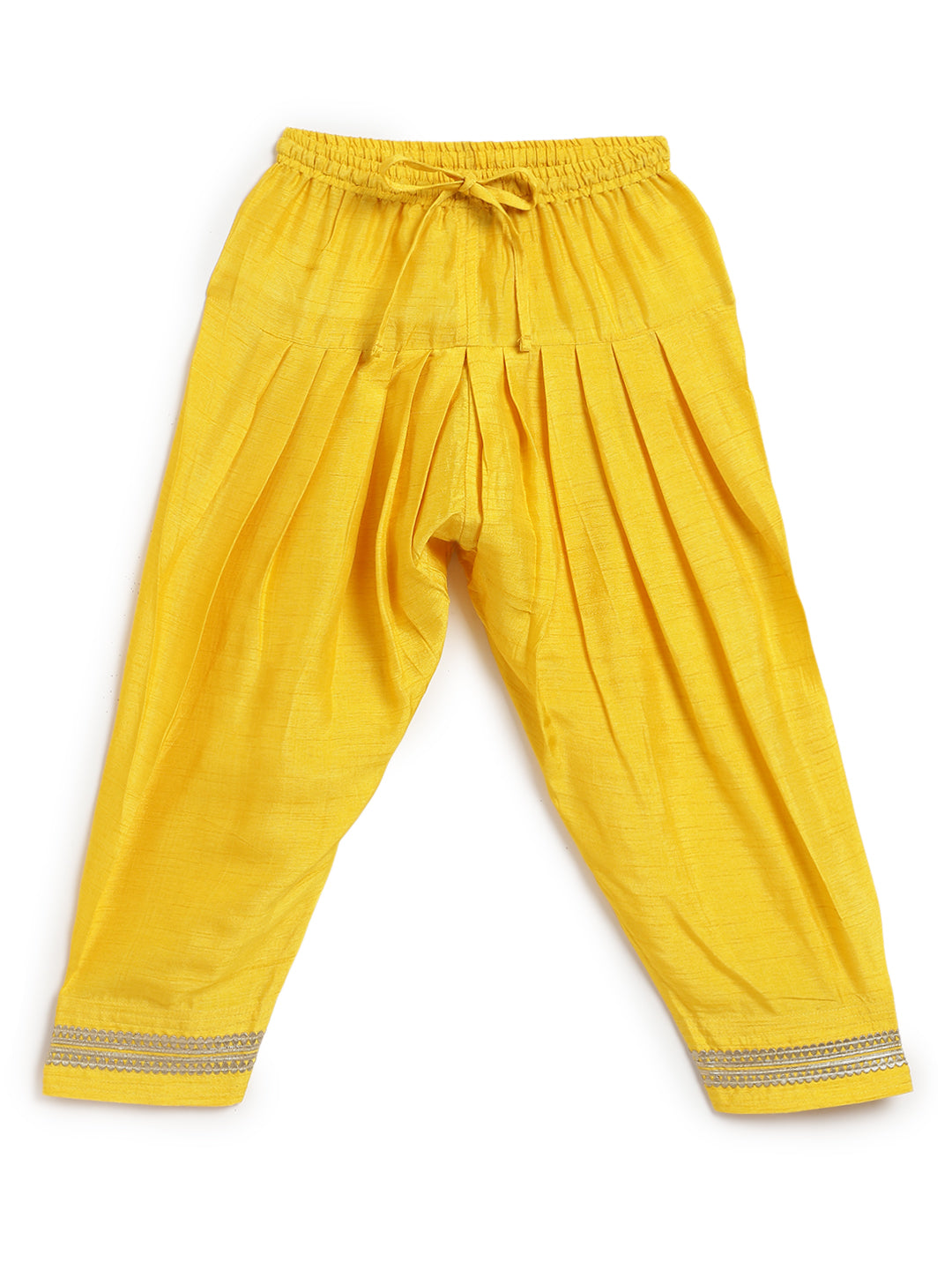 Nargis Silk Suit Set for Girls - Pink - Image 8