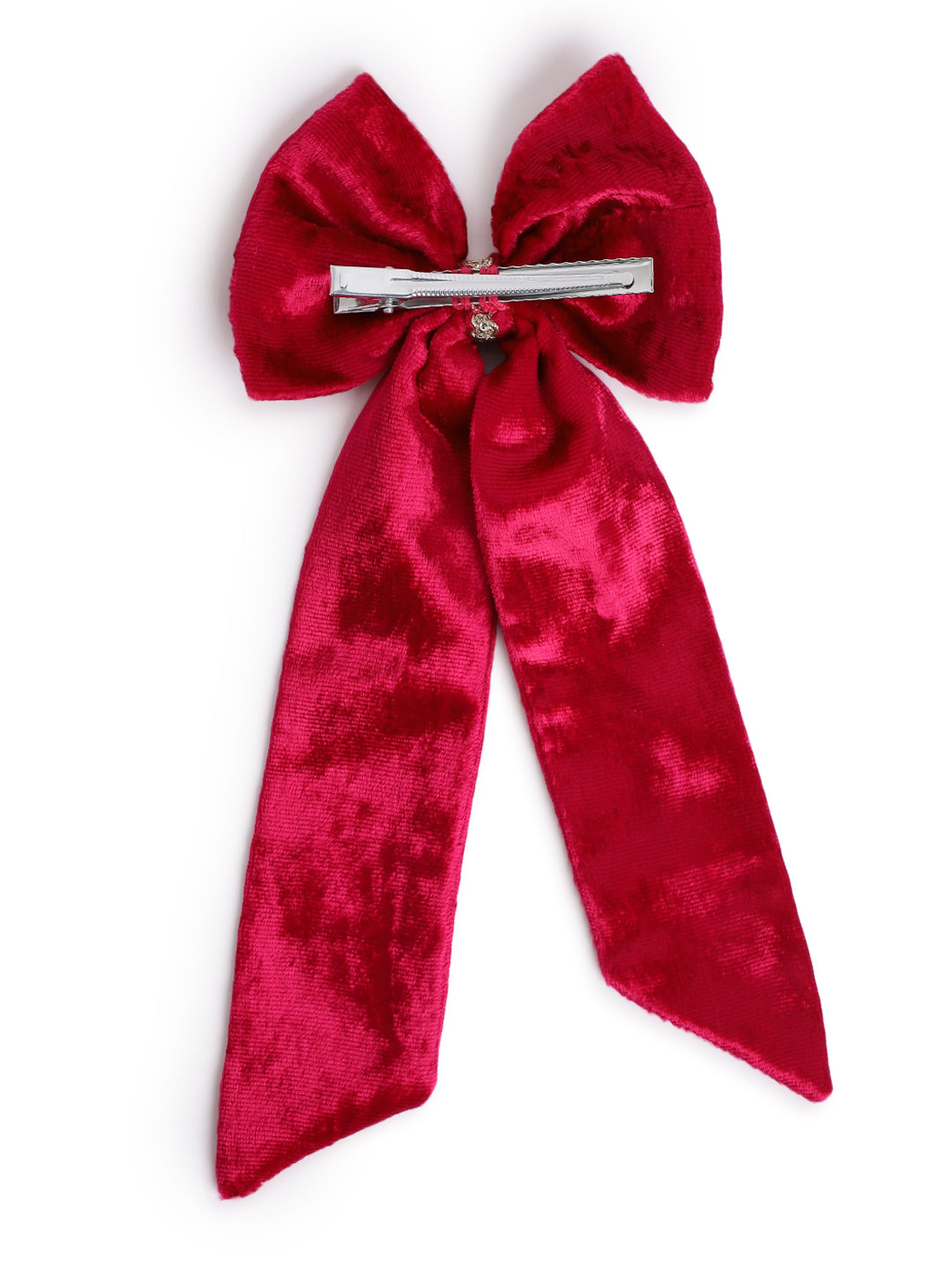 Roza Bow Clip - Pink - Image 2