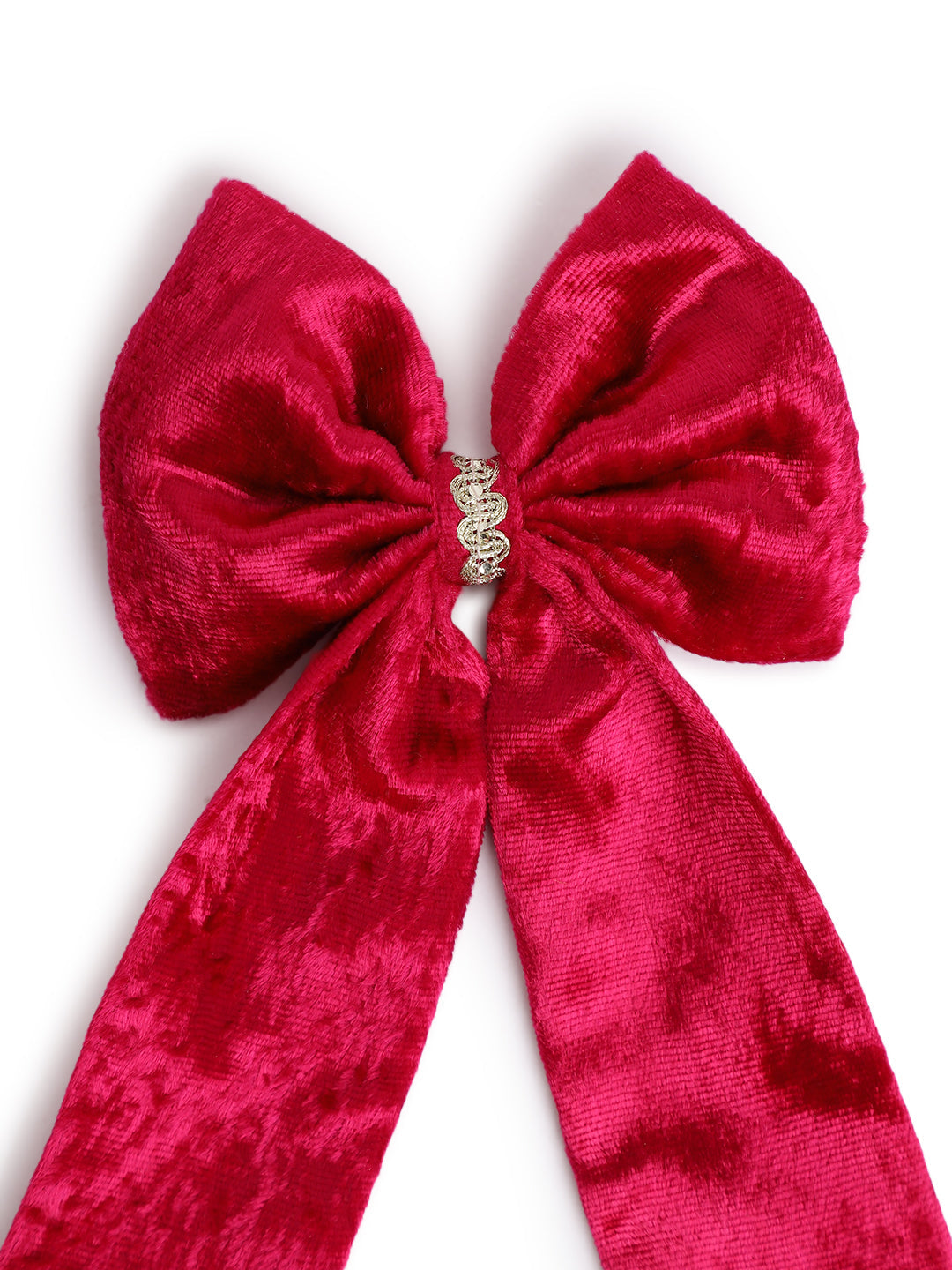 Roza Bow Clip - Pink - Image 3