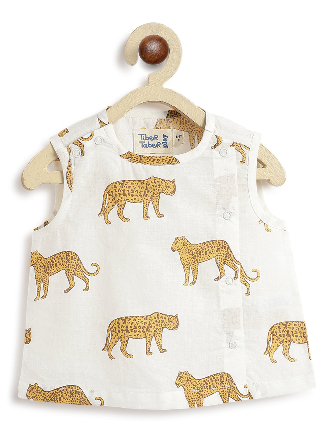 Cheetah Print Jhabla Set