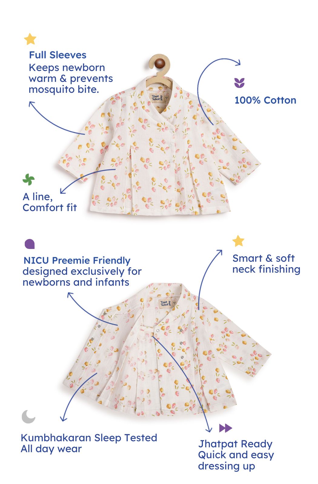 Strawberry Flexi Kimono Set