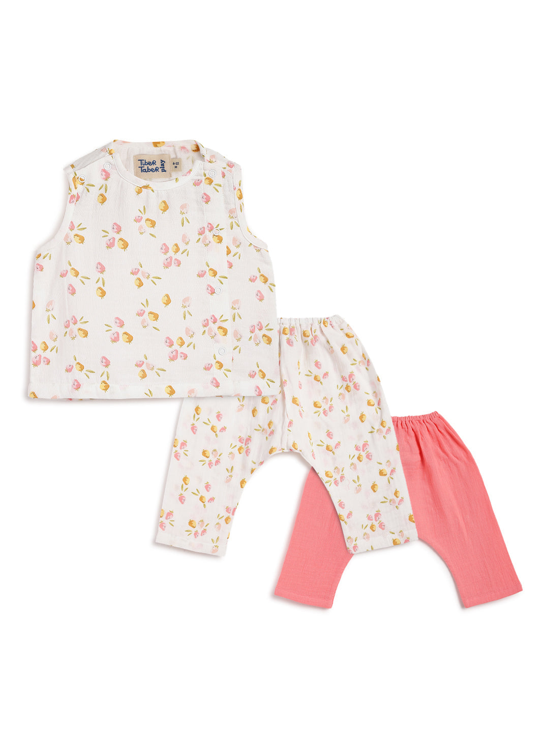 Strawberry Flexi Jhabla Set