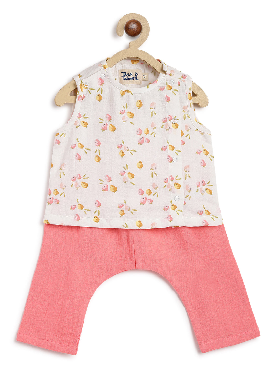 Strawberry Flexi Jhabla Set