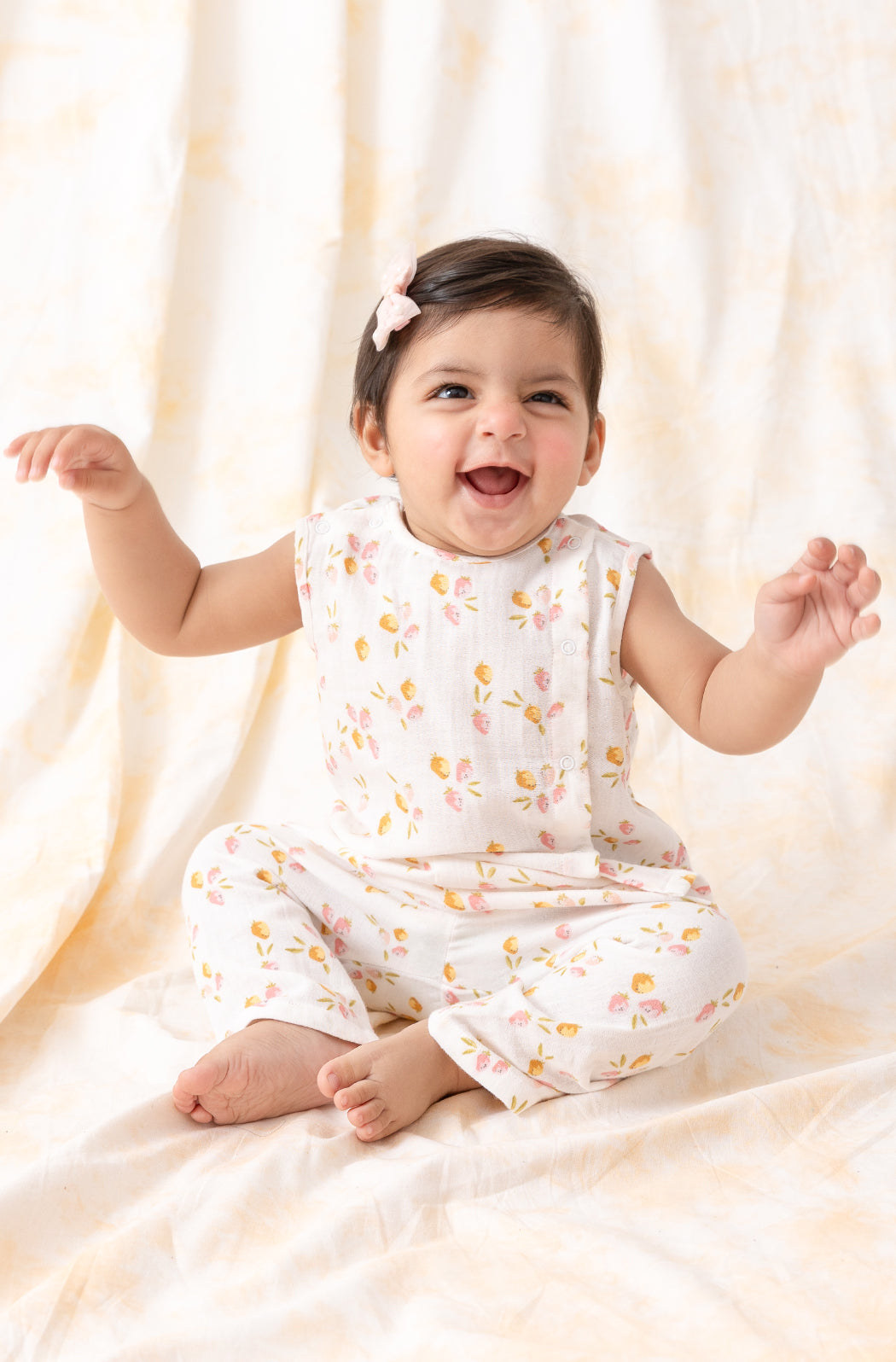 Strawberry Flexi Jhabla Set