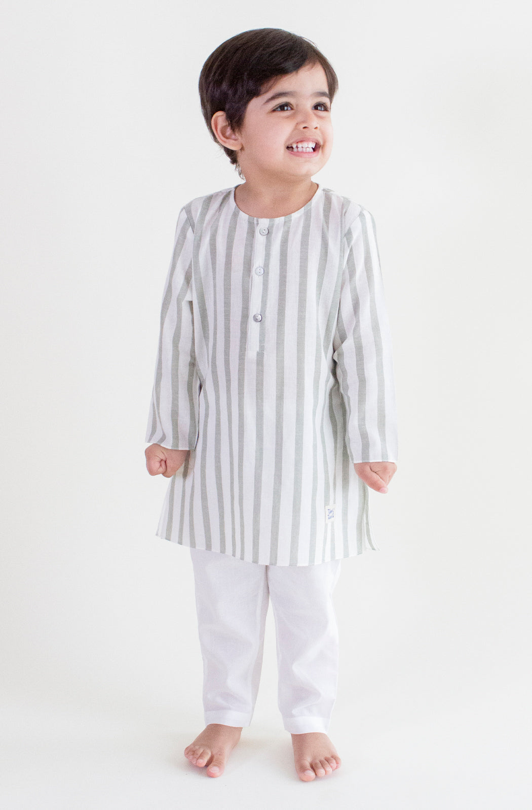 Cityscape Stripes Kurta Set - Image 3