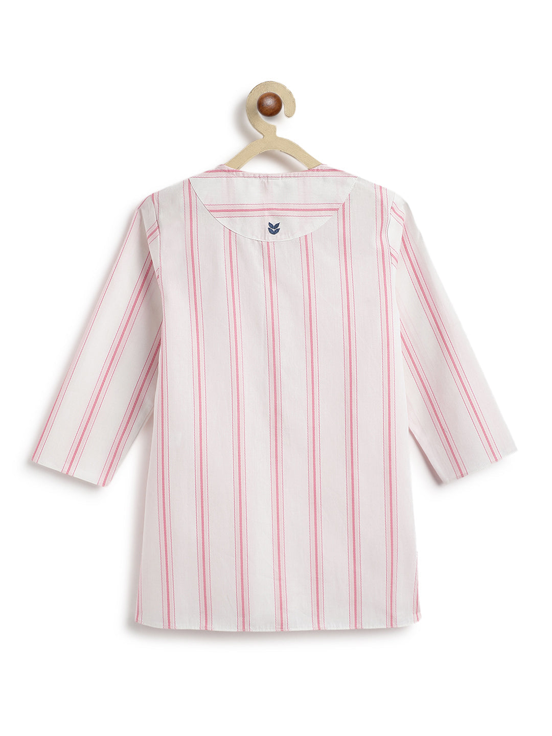 Pink Stripes Boy Kurta Set - Image 7