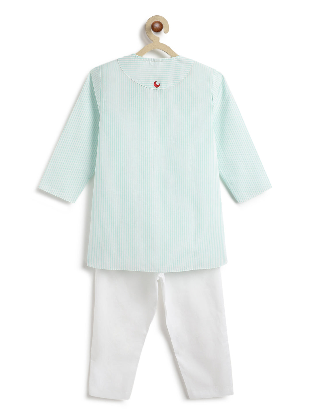 Mint Stripes Boy Kurta Set