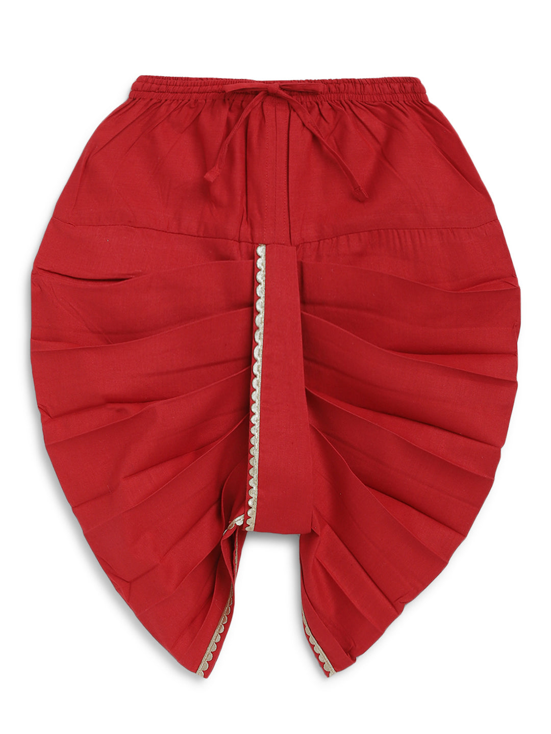 Baby Boy Ganesha Dhoti Set - Cream