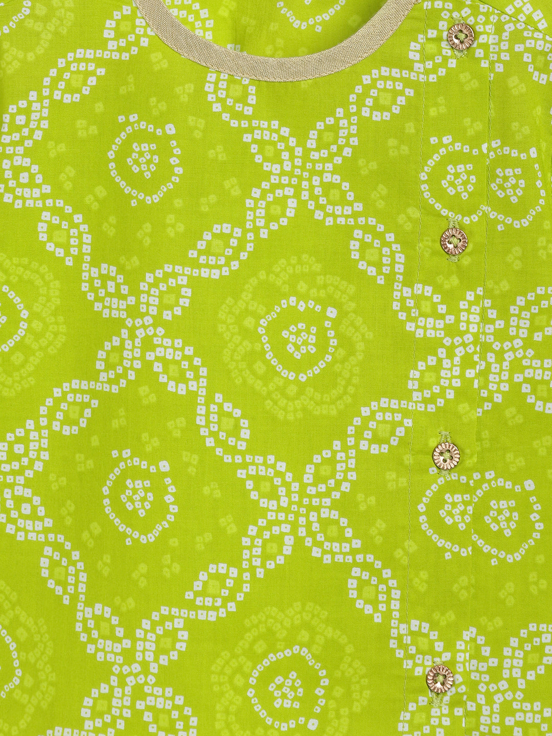 Mini Maharaj Dhoti Kurta Set - Green - Image 10