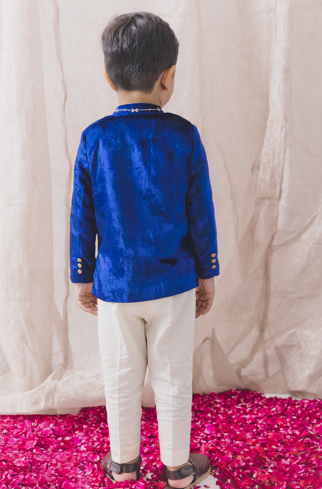 Midnight Majesty Bandhgala Set