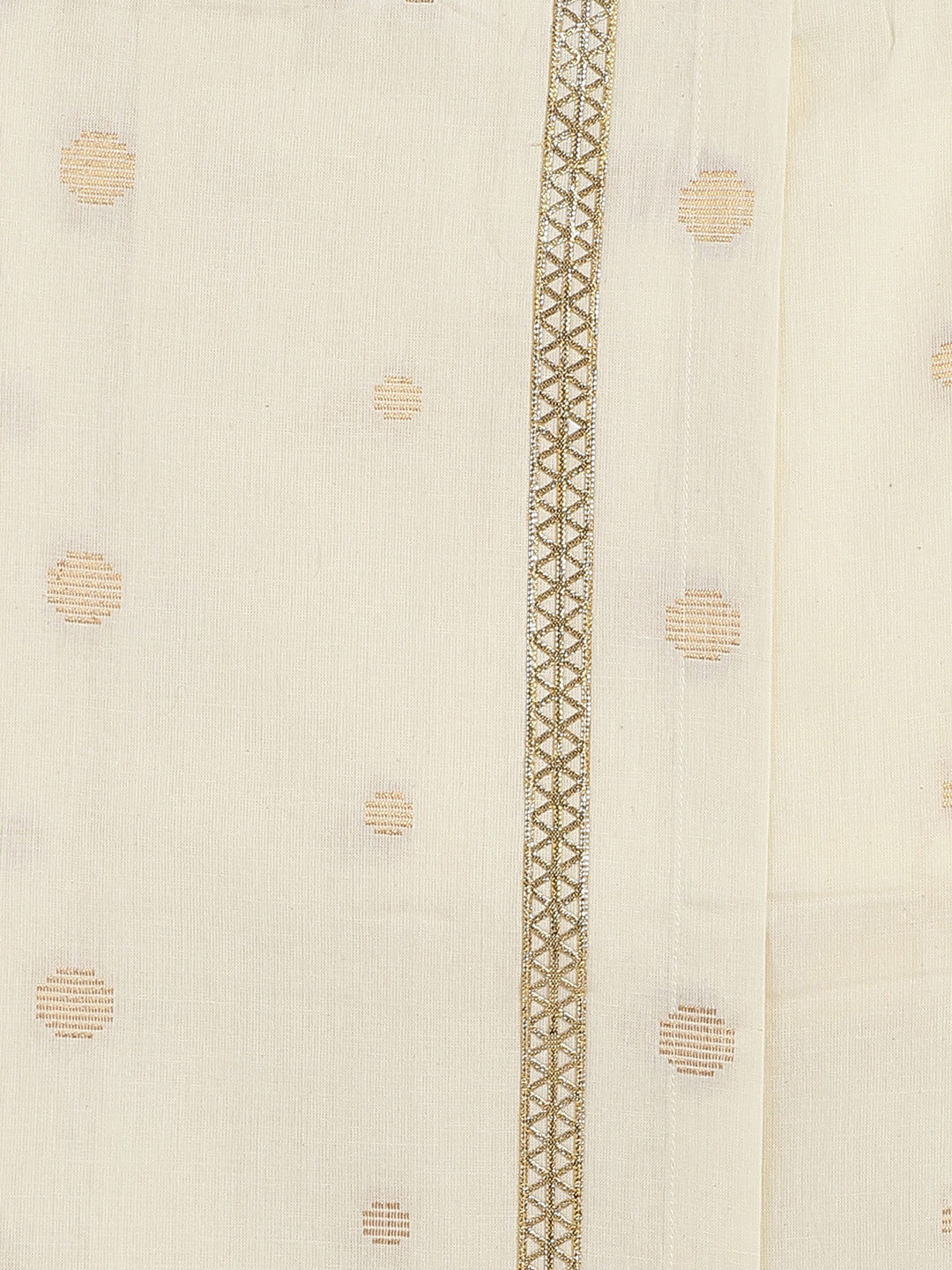Polka Dot Solid Mundu - Image 6