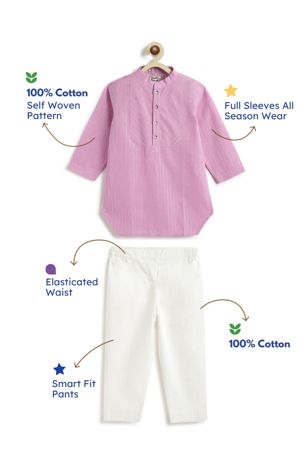 Chandaniya Kurta Pyjama Set