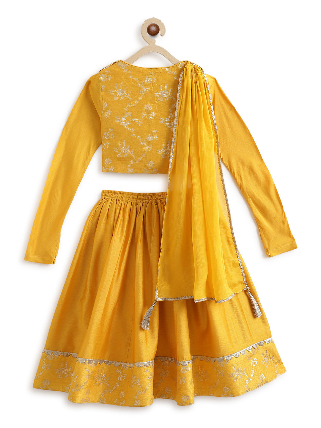 Noor Brocade Lehenga Set - Image 6
