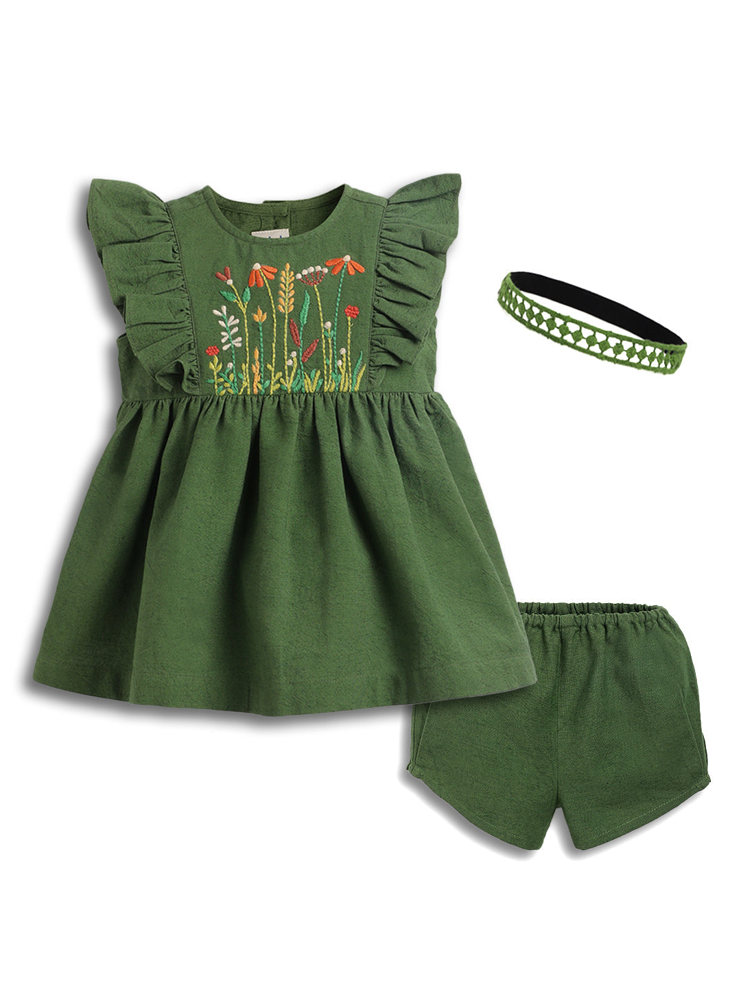 Secret Garden Floral Embroidery Dress - Image 2