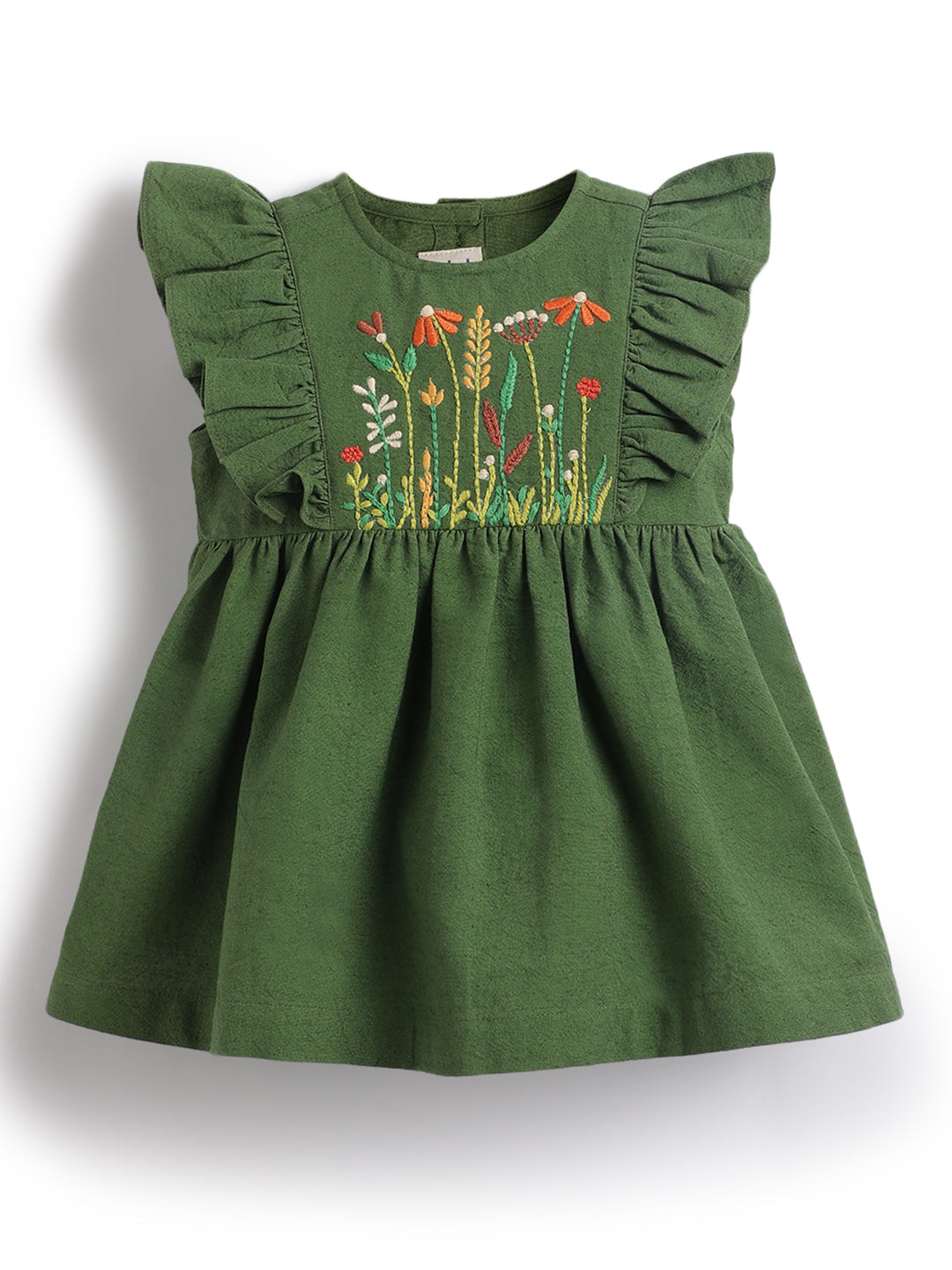 Secret Garden Floral Embroidery Dress - Image 4