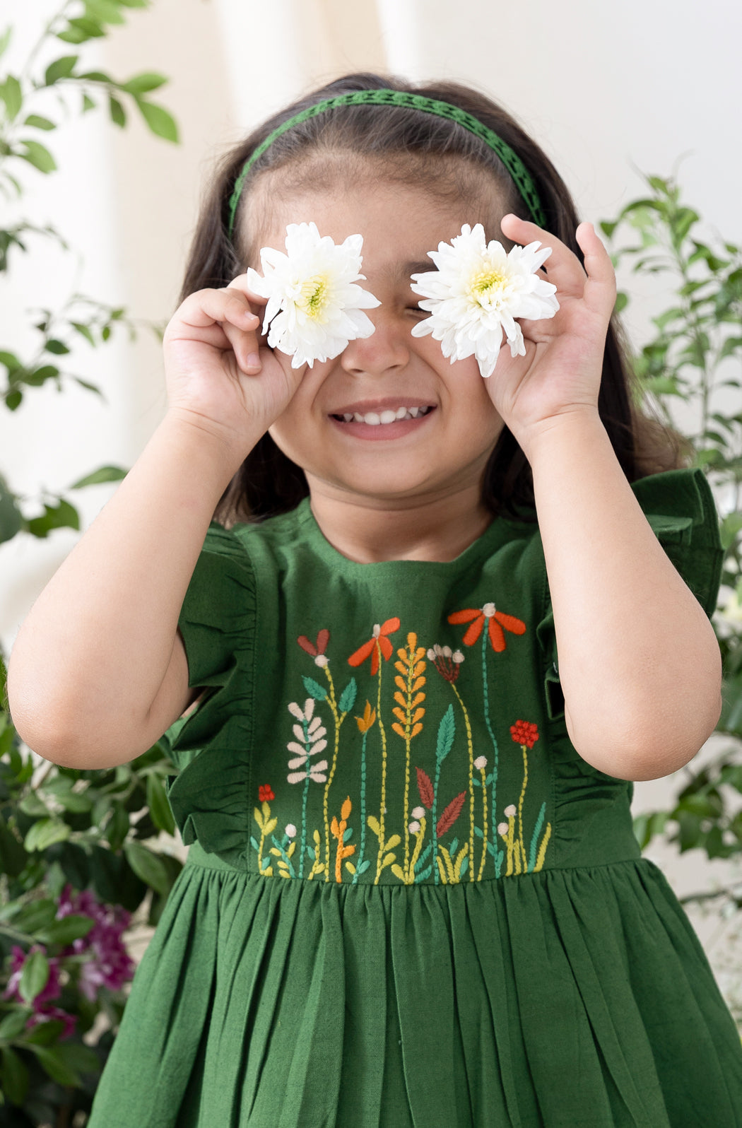 Secret Garden Floral Embroidery Dress