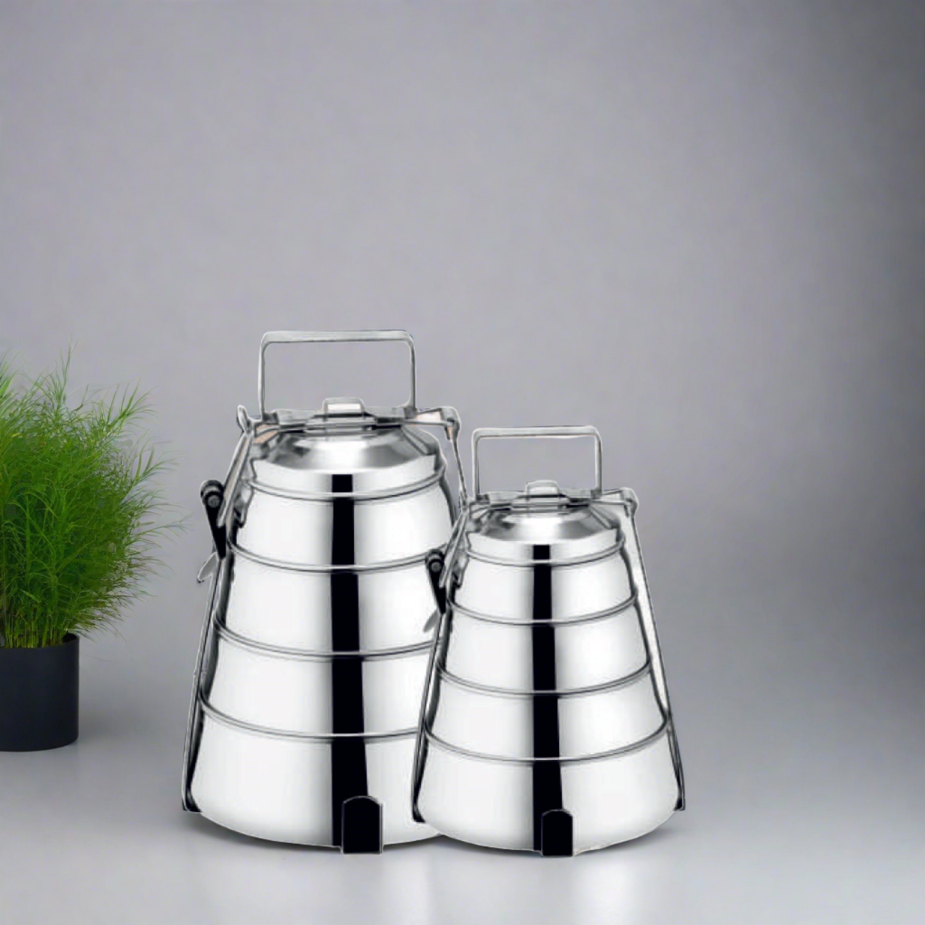 Stainless Steel Handi Tower Tiffen Box