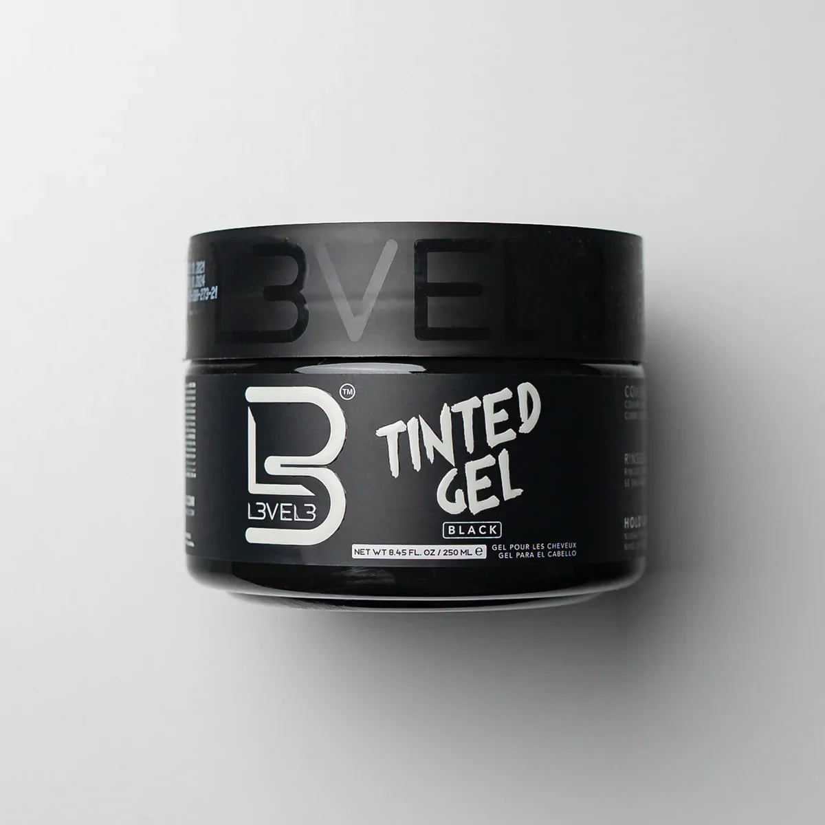 LV3 Tinted Hair Gel - Black Colour 250 ml by L3VEL3 - Sustainable Living