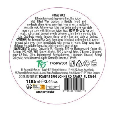Tomb45 Royal Wax 100ML by Tomb45 - Sustainable Living (View 3)