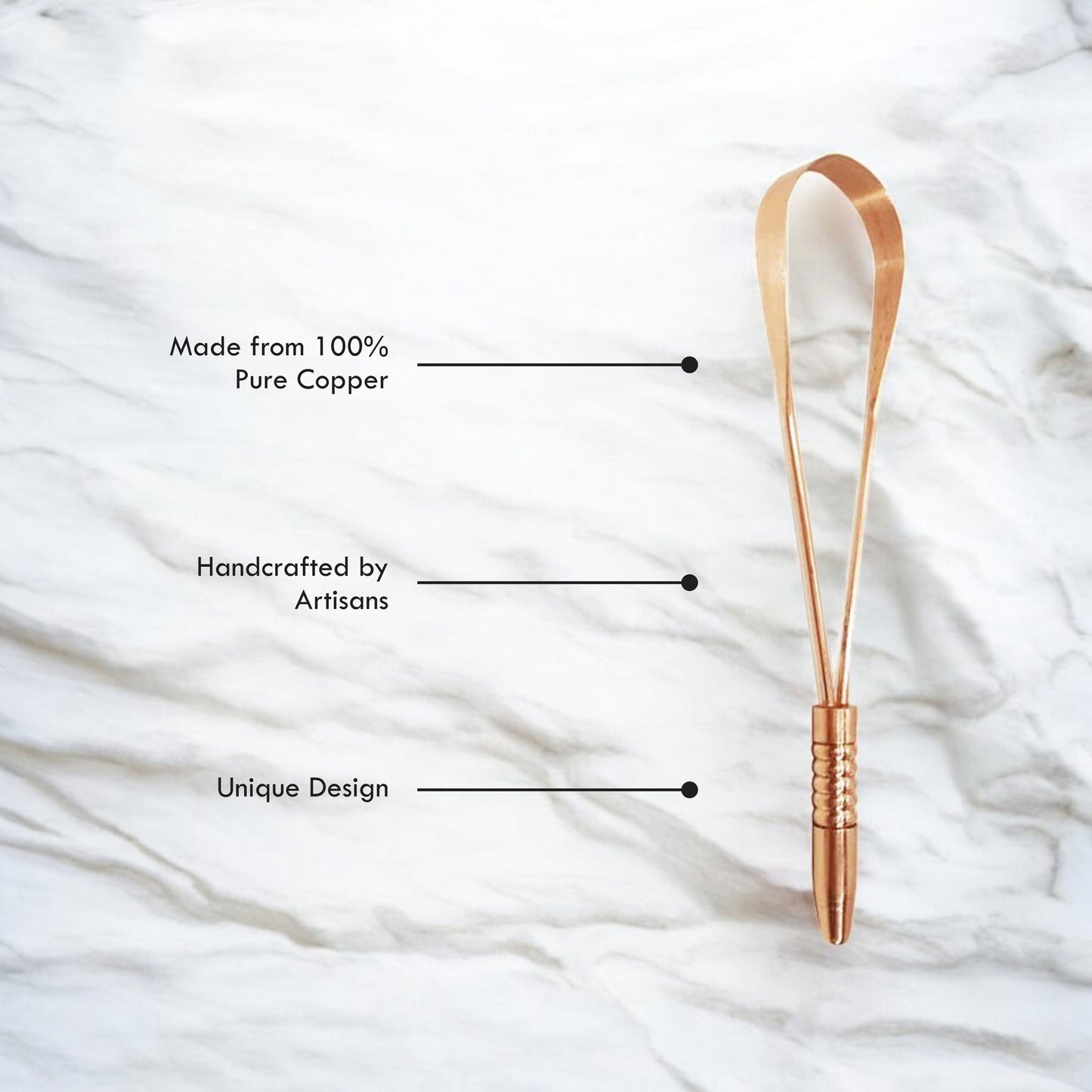 Pure Copper Tongue Cleaner – Image 2
