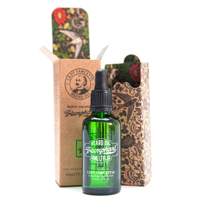 Captain Fawcett's Rufus Hound Triumphant Beard Oil (50ml) by Captain Fawcett's - Beard Oil (View 2)