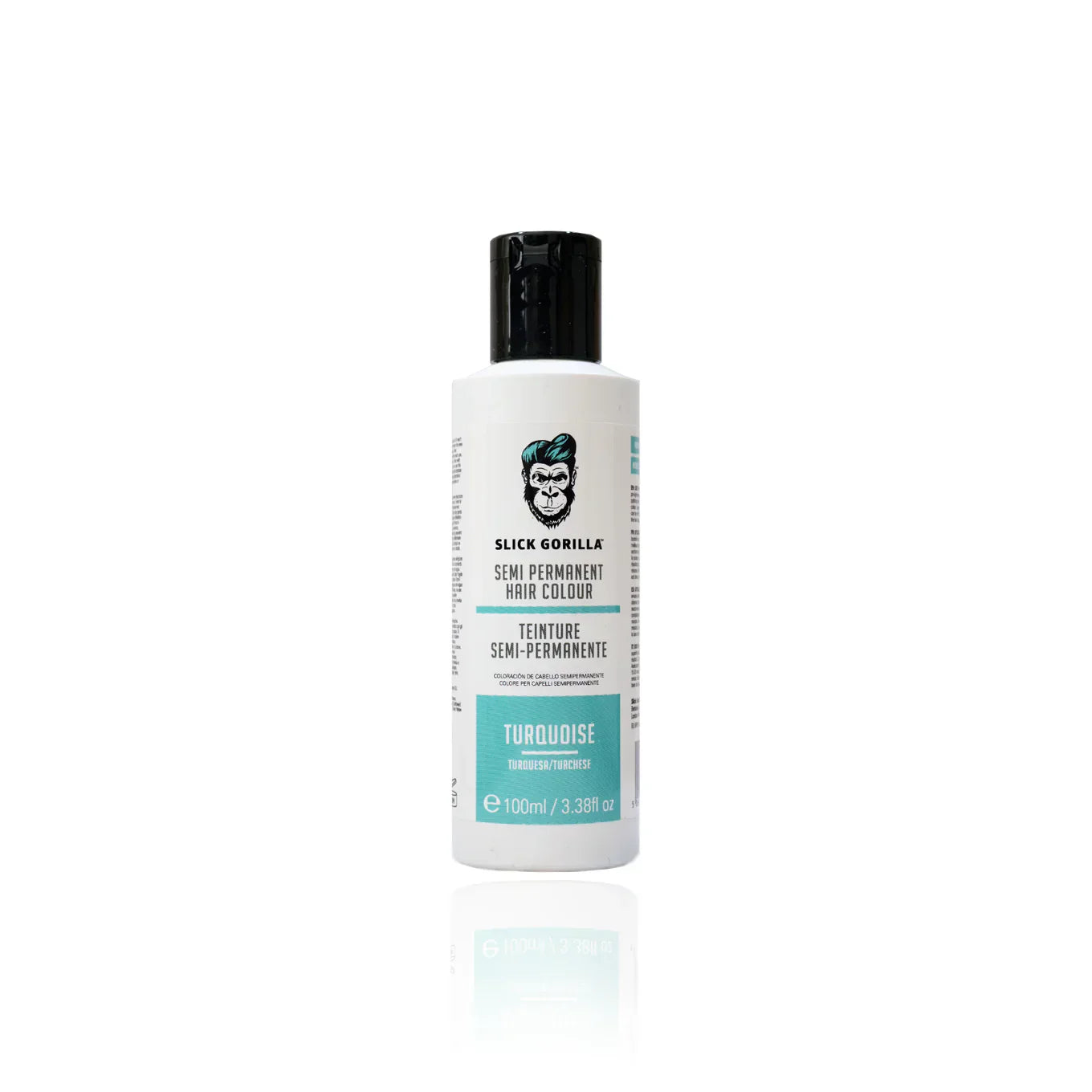 Slick Gorilla Semi Perm Hair Colour Turquoise 100 ml - Eco-friendly - Sama Homes