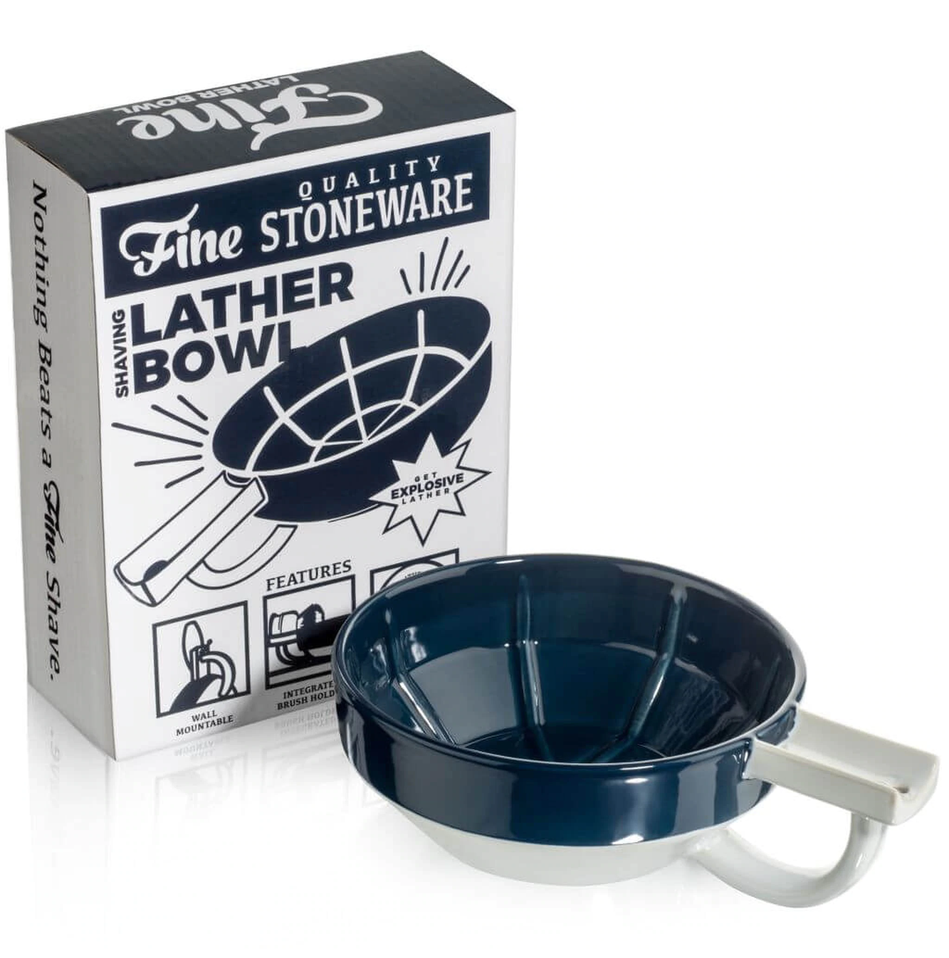 Fine® Lather Bowl - Blue/White - Eco-friendly - Sama Homes